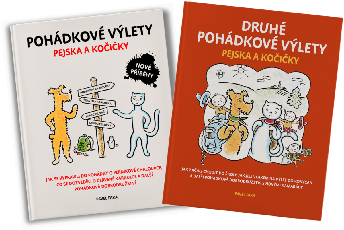 Balíček DUO: Pohádkové výlety pejska a kočičky (oba díly knihy)