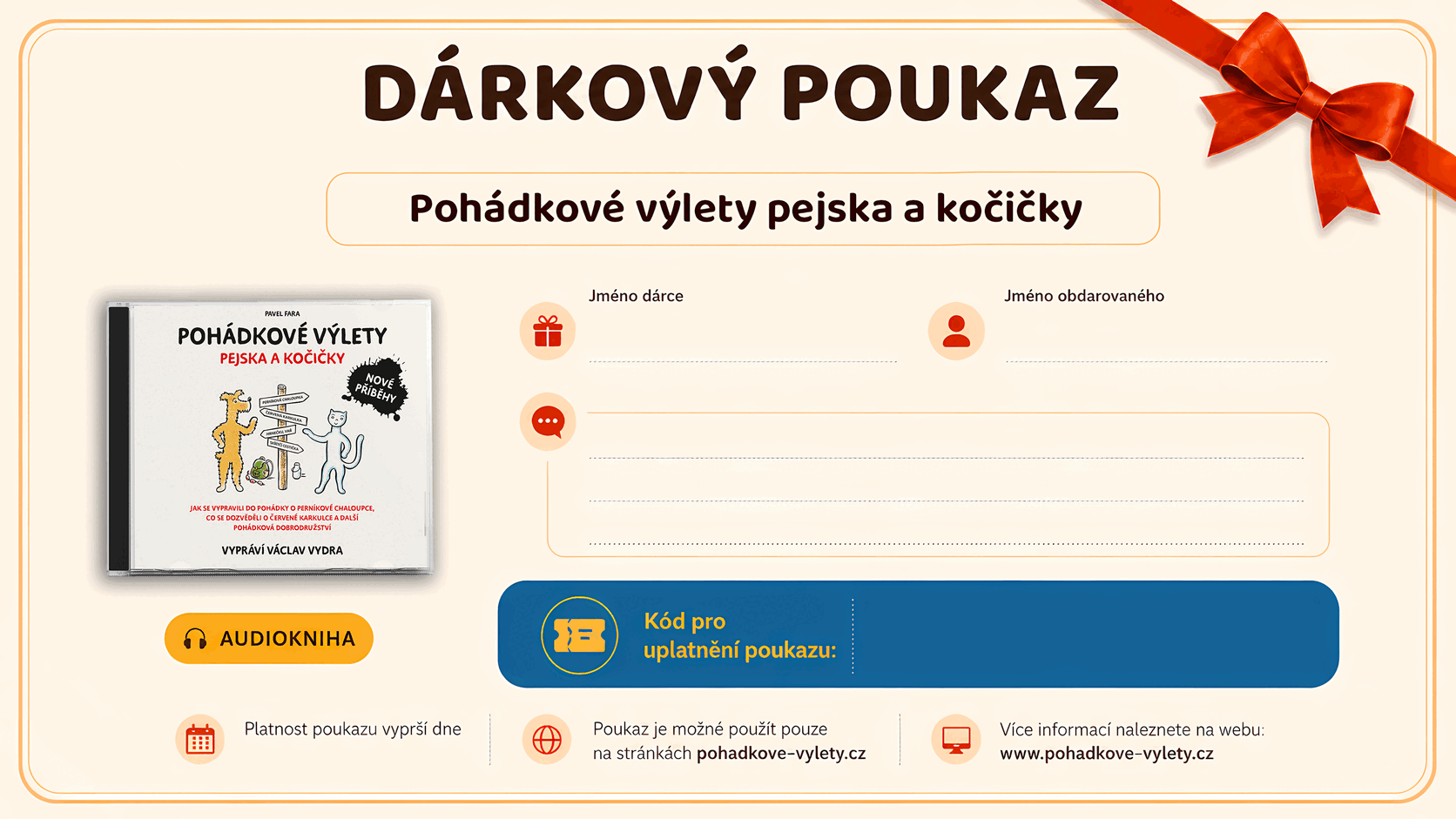 Náhled dárkového poukazu