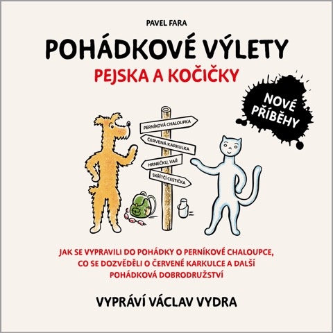 Audiokniha Pohádkové výlety pejska a kočičky