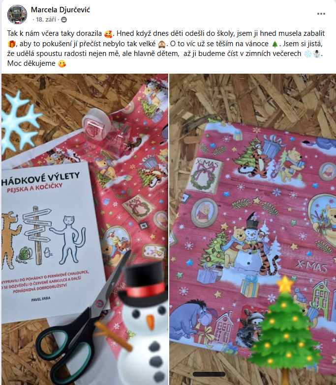 Marcela Djurčevič - recenze Pohádkové výlety pejska a kočičky