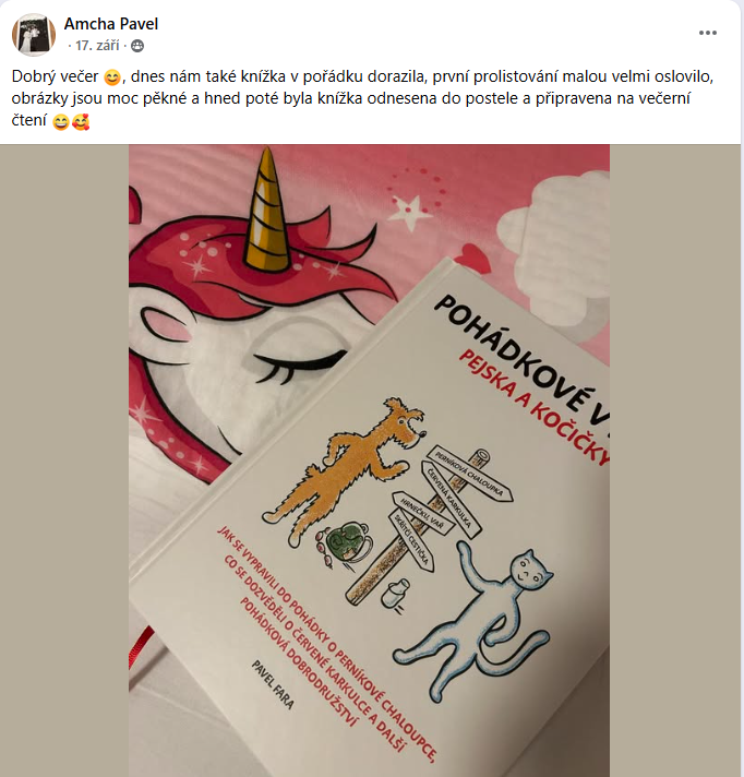 Amcha Pavel - recenze Pohádkové výlety pejska a kočičky