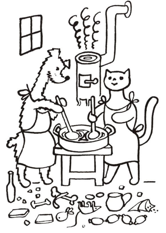 Jak si pejsek s kočičkou dělali k svátku dort 3